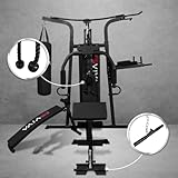 AsVIVA MG4 Multi-GYM Power IV Multi Kraftstation inkl. Gewichte – die Fitness-Station als Hantelbank, Krafttrainer, Muskeltrainer sowie Bauchtrainer - 7