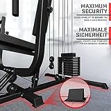 Fitnessstation inkl. 40kg Gewichte, Kraftstation für kompett-Workout auf kleinstem Raum - 4