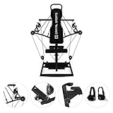 CAPITAL SPORTS Tubey Mini Kabelzugstation Homegym (Gummiseilzüge, Curls, Cable Cross, Rudern, Seilziehen, gelenkschonendes Training) - 3