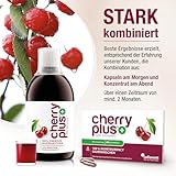 Cherry PLUS – Das Original. 1x Montmorency-Sauerkirschsaft-Konzentrat (1x 500 ML). Die Konzentrierte Kraft aus über 1.450 frischen Kirschen. Original Qualität aus Ihrer Apotheke: PZN 10312752. Ab sofort mehr Inhalt zum gleichen Preis (500 statt 473 ML)! - 9