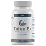 Colon Ex, 90 Kapseln Premiumqualität mit Flohsamenschalen und Magnesium, 100 Prozent natürlich und sanft, 1er Pack (1 x 81 g)