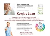 Konjac Lean 120 Kapseln Pflanzlicher Ballaststoff Glucomanan - 6