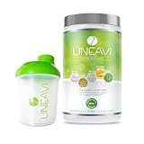 LINEAVI Diät Aktivkost • natürlicher Eiweiß-Shake zum Abnehmen • laktosefrei und glutenfrei • moderne Alternative zu Almased und Yokebe • in Deutschland hergestellt • 500g inklusive Shaker