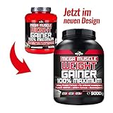 BWG Mega Muscle Weight Gainer 100% Maximum, Muscle Line, Mega Vanilla, Dose mit Dosierlöffel, 1er Pack (1 x 5000g) - 6