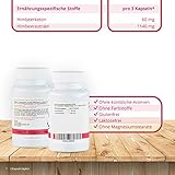 Exvital HimbeerKeton, 90 Kapseln in Premiumqualität, 100% pures Keton, Hochdosiert, 1er Pack (1x 45g) - 2