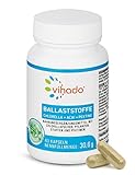 Vihado Ballaststoffe - Chlorella + Acai + Apfelpektin + Brennessel + Fingertang + Löwenzahnwurzel + Kardamom + Bambusfaser, 60 Kapseln, 1er Pack (1 x 30,6 g)