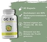 GC Ex, 1500 mg Garcinia Cambogia Extrakt, 90 Kapseln in Premiumqualität, hochdosiert, 100% natürlich 1er Pack (1x 77g) - 3