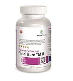 Final Burn TM II Pro Serie Power Fatburner-Matrixformel mit Capsicum, Acetyl-L-Canitine, Chromium Picolinate, Caffeine, Black Pepper und Vitamin B3