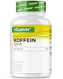 Koffein XXL 200mg - 500 Tabletten - 100% Caffeine - Coffeinium - Coffein - Energie