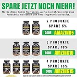 Fatburner mit Maca Pulver + Tribulus Terrestris + Grün Tee Extrakt + Traubenkern-Extrakt (OPC) + Koffein + Pfeffer-Extrakt + Vitamine (B1, B2,B6, B12) + Folsäure + Pantothensäure und Niacin) – 100 Kapseln – Schnell Abnehmen – Ideal Für Die Diät Und Unterstützt Die Fettverbrennung – Natürlich Abnehmen – Mehr Energie – Made in Germany - 6