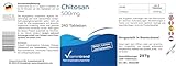 Chitosan 500mg Fettblocker 240 Tabletten Ballaststoff Reinsubstanz - 6