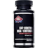 Fat Control HCA Chitosan - Fettbinder Fatblocker - 1200 mg pro Portion - 100 Kapseln - Für fettfreie, trockene Wettkampfmuskelmasse