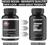 Fat Control HCA Chitosan – Fettbinder Fatblocker – 1200 mg pro Portion – 100 Kapseln – Für fettfreie, trockene Wettkampfmuskelmasse - 3