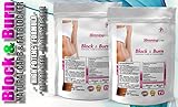 Block&Burn – 500 Kapseln Big Pack XXL – CARBBLOCKER (Kohlenhydrat-Blocker) + FATBURNER, Gewichtsreduktion – Diät – Abnehmen – 100% natürliche Inhaltsstoffe - 3