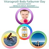 VITARAGNA Eden Body Fatburner Day 120 Kapseln, Fettverbrenner Diät-Pillen bzw Abnehm-Pillen, Unterstützung zum natürlich abnehmen auch bei Bauchfett clean, glutenfrei, sojafrei, milchfrei, erdnussfrei - 7