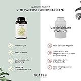 Nutri-Plus Stoffwechsel Aktiv 120 Kapseln – Zur Unterstützung des Stoffwechsels und der Fettverbrennung – 2 Monatskur - 5