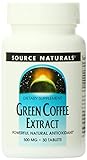 Grüner Kaffee Extrakt - Fatburner und Energie - 500 mg - 30 Tab