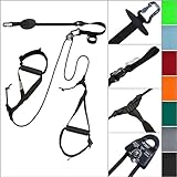 eaglefit® Sling Trainer ALLROUND; Schlingentrainer mit Umlenkrolle, Türanker, Aluminium-Karabiner - 6