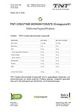 Hochwertiges Creatin Monohydrat Pulver für Muskelaufbau | Kreatin-Pulver zur Unterstützung im Kraftsport & Bodybuilding | Nahrungsergänzung – Vegan, Geschmacksneutral | TNT Creapure ® – 500g Pulver - 6