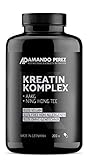 T-REX Hardcore Buffered Creatine HCL + L-Arginin-Alpha-Ketoglutarat (AAKG) Kreatin - 200 Kapseln