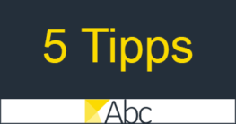 5 Tipps